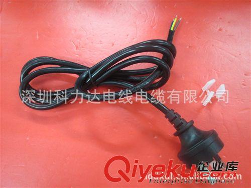 現(xiàn)貨1.5米SAA澳洲兩插三插帶尾部剝皮上錫電源線原始圖片3