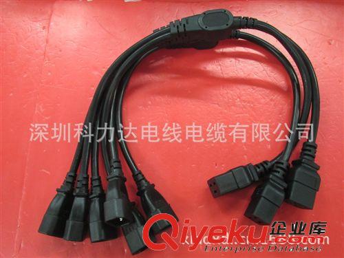 16A品字尾加兩個品字公插頭電源線3*1.5平方線材原始圖片3