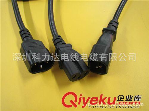 VDE認證一拖二品字公拖兩個品字尾電源線原始圖片2