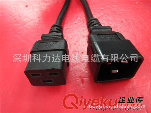 現貨1.8米C19-C20CPU電源線16A公對母電源線原始圖片2