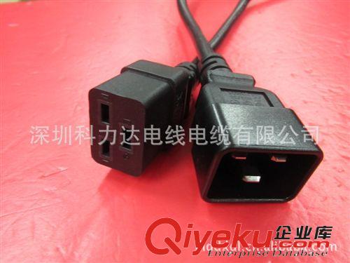 現貨1.8米C19-C20CPU電源線16A公對母電源線原始圖片3