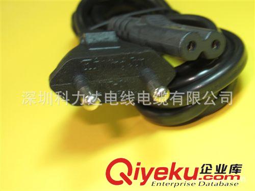 標準1.2米現貨巴西兩插帶8字尾電源線原始圖片2