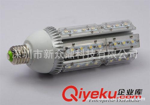 供應LED六面發(fā)光路燈 42W玉米路燈 E40頭路燈外殼 LED庭院燈配件