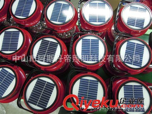 太陽能帶收音機野營燈/LED多功能戶外燈/手提露營燈/強光應急燈原始圖片2