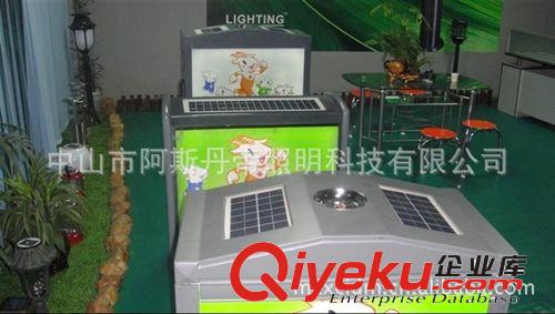 廠(chǎng)家生產(chǎn)太陽(yáng)能廣告垃圾箱，LED燈箱，收集箱，果皮環(huán)衛(wèi)箱原始圖片2