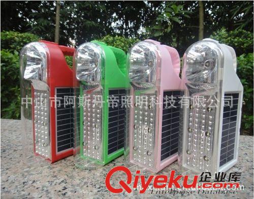 新款優質太陽能LED強光戶外手提式電筒，帳篷野營應急燈系列原始圖片2