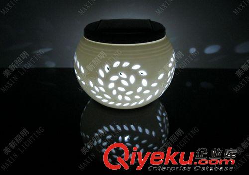 LED太陽能充電燈景德鎮(zhèn)陶瓷廣告禮品裝飾臺(tái)燈 臥室床頭小夜燈燈具