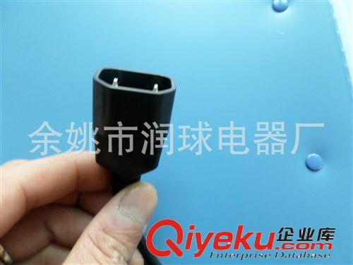 優(yōu)惠供應 兩芯電腦管對插兩芯c14 電源插頭 H03Z1Z1-F低煙無鹵原始圖片2