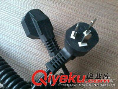 供應3C電源線 國標電源插頭 帶八字管