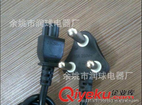 南非電源線插頭 廠家直銷小南非電源線插頭 大南非電源線插頭原始圖片3