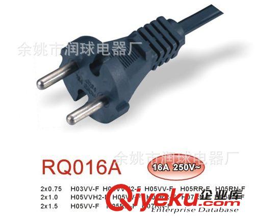 生產批發韓國圓腳電源線插頭 電動工具電源線插頭原始圖片2