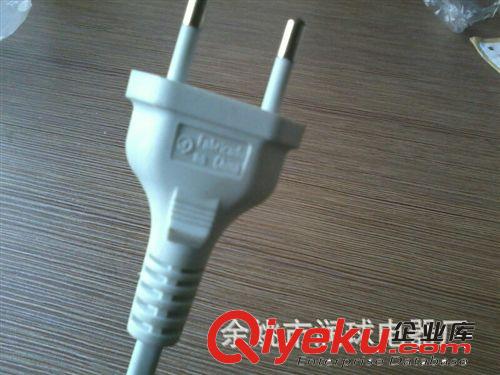 韓國兩芯插頭電源線原始圖片2