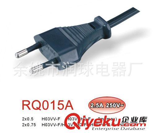 批量生產 歐式二級01電源國標插頭原始圖片2