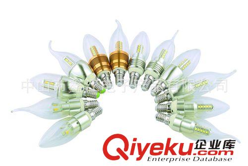 led3w/4W蠟燭泡 led球泡 供應(yīng)led照明燈 LED拉尾燈 三叉蠟燭燈原始圖片3