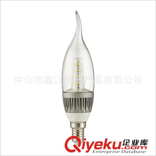 低價批發蠟燭燈 LED球泡燈3W LED拉尾燈泡 節能燈泡批發系列