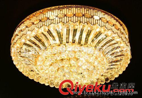批發LED貼片水晶燈歐式客廳燈具 客廳燈臥室燈吸頂燈飾廠家原始圖片2