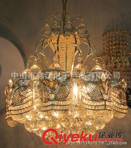 批發LED貼片水晶燈歐式客廳燈具 客廳燈臥室燈吸頂燈飾廠家