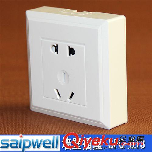 供應(yīng)SPK-006三聯(lián)雙控墻壁開關(guān) 批發(fā)86型高品質(zhì)帶熒光燈明裝開關(guān)