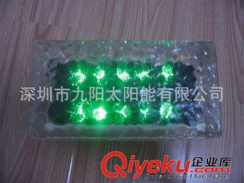 太陽能玻璃磚7*7CM，花園地磚燈，原始圖片2