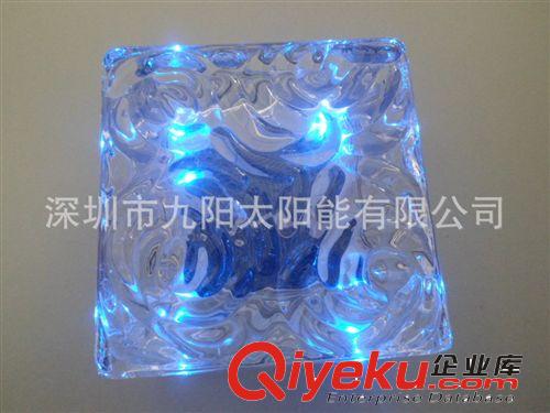 LED glass solar brick