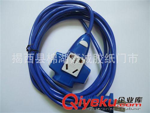 1402廠家批發(fā)創(chuàng)意包膠插座11孔帶線原始圖片2