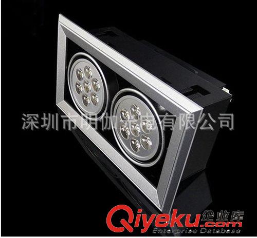 LED格柵豆膽燈7W、豆膽燈7W、雙頭豆膽燈14W、LED格柵燈24W原始圖片3
