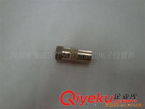 優(yōu)質(zhì) 純銅鍍鎳 公制 F公轉(zhuǎn)TV公  天線公轉(zhuǎn)F頭 電視轉(zhuǎn)換插頭原始圖片2