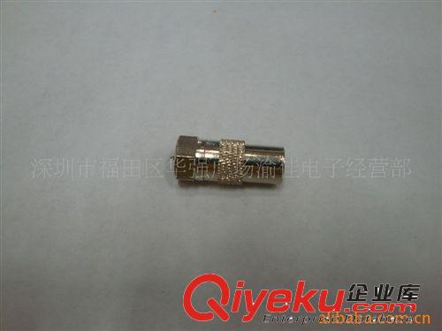 優(yōu)質(zhì) 純銅鍍鎳 公制 F公轉(zhuǎn)TV公  天線公轉(zhuǎn)F頭 電視轉(zhuǎn)換插頭原始圖片3