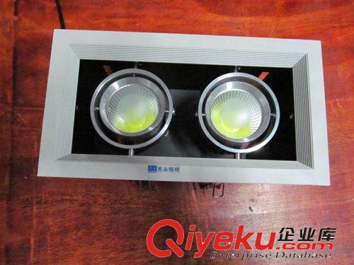 亮朵廠家生產防眩光COB格柵燈 單雙頭豆膽LED燈3W 5W聚光斗膽射燈原始圖片2