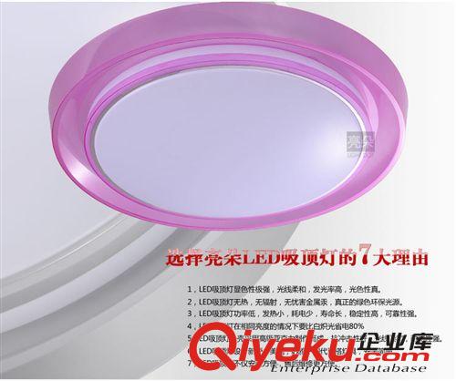上海亮朵亞克力led吸頂燈現代客廳臥室吸頂燈led防蟲燈工程吸頂燈