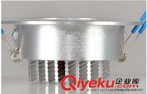 新款亮朵ed射燈天花燈 大功率3W沙銀一體化客廳led吊頂背景墻射燈原始圖片2