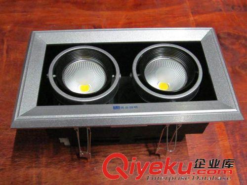 亮朵廠家生產防眩光COB格柵燈 單雙頭豆膽LED燈3W 5W聚光斗膽射燈原始圖片3