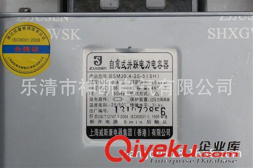 【直銷】BSMJ-25-3威斯康自愈式電力電容器原始圖片3