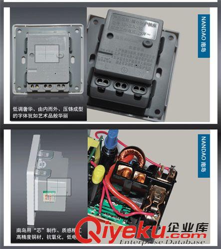 南島NanDao漏電保護插座10A帶USB充電插口/{dj2}專利家庭酒店專用原始圖片2