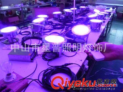 外貿(mào)原單 無線遙控DMX RGB led水底燈，36W水底燈，RGB水底燈