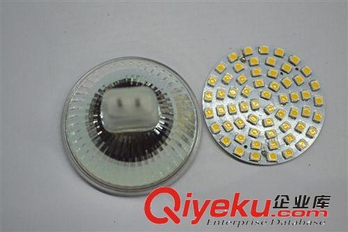 【廠家直銷】 4W GU10 80珠 3528貼片射燈燈杯原始圖片2