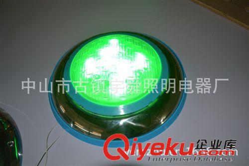 噴泉燈 RGB 18*2W 七彩帶射頻遙控 掛壁式 泳池?zé)?水底燈