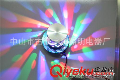 工廠批發(fā)LED 壁燈 炫彩 彩色 3W酒吧KTV燈飾三安 奇力芯片