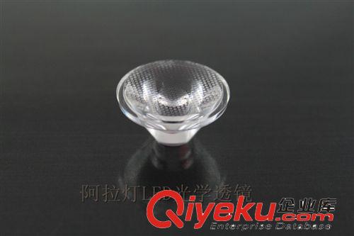 專業(yè)批發(fā)LED大功率透鏡 20mm 25°/30°/45°/60°網(wǎng)紋單粒透鏡原始圖片2