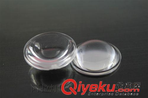 供應(yīng)LED光學(xué)透鏡 LED連體透鏡 單粒透鏡 半圓光面透鏡16mm