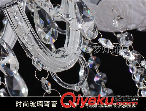 批發(fā)水晶燈 B006歐式白玉色客廳餐廳臥室 廠家直銷原始圖片3