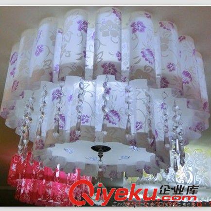 【5折優(yōu)惠】雙層PVC/水晶燈代銷(xiāo)現(xiàn)代歐式客廳臥室吸頂燈原始圖片3