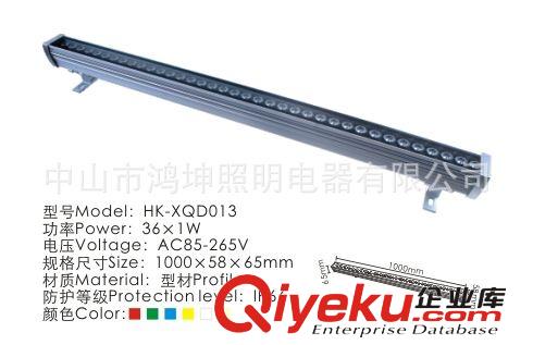 廠家熱銷 220V 小型嵌入式led洗墻燈36w