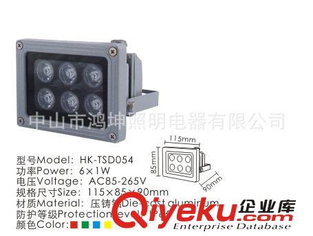 廠家熱銷 鴻坤照明HK-TSD054 光控防炫led泛光燈