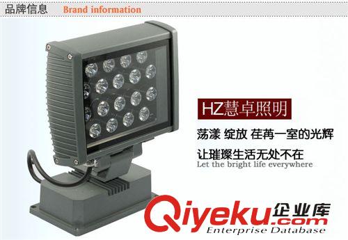 戶外LED小電視投射燈12w15w18w36w 聚光燈廣告燈室外射燈投光燈