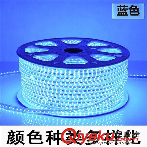 廠家直銷 LED燈帶 5050高壓貼片60珠高亮水led燈帶 多色燈條批發