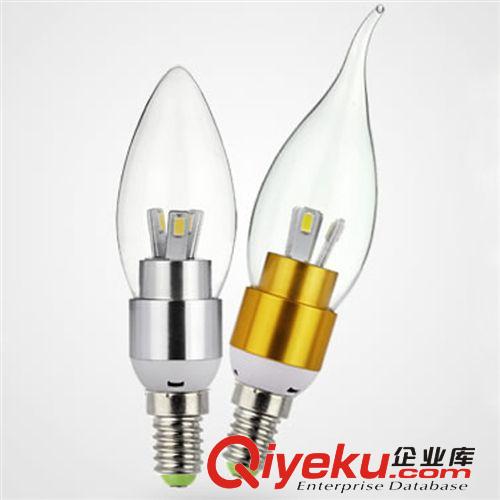 LED燈泡 led3W甩尾蠟燭燈 蠟尾燈批發(fā)