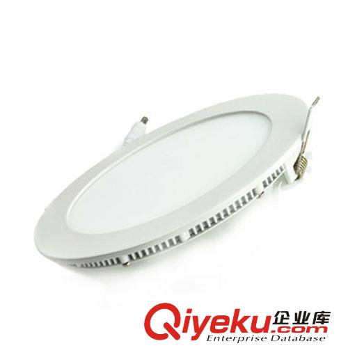 15W LED面板灯LED吊顶超薄面板灯,圆形平板LED15W侧光扣板灯