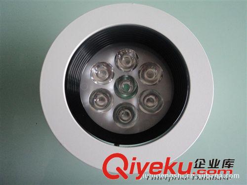 厂家直销led黑白防眩大功率天花筒灯外壳套件5W7wLED天花灯