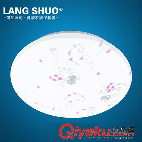 朗碩現(xiàn)代簡約亞克力吸頂燈圓面包燈臥室燈陽臺過道廚房led吸頂燈原始圖片2